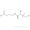 Acido butanoico, 4 - [[(2R) -2,4-diidrossi-3,3-dimetil-1-oxobutil] ammino] - CAS 18679-90-8
